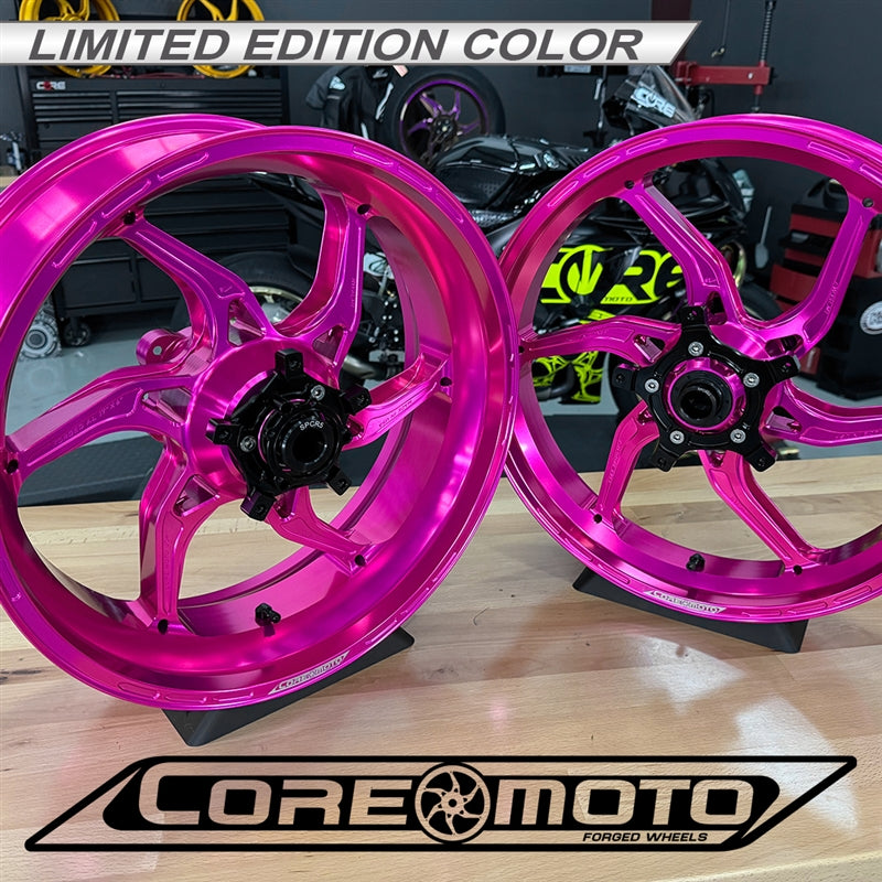 Core Moto Apex-6 Forged Wheel - Gloss Pink