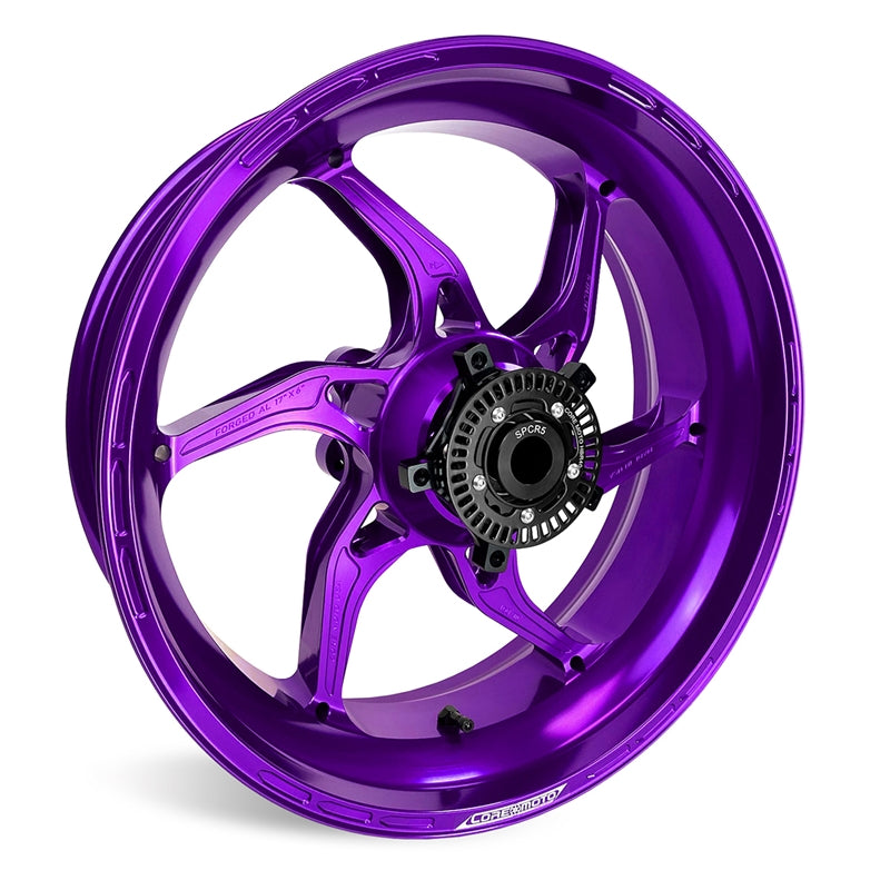 Core Moto Apex-6 Forged Wheel - Gloss Purple