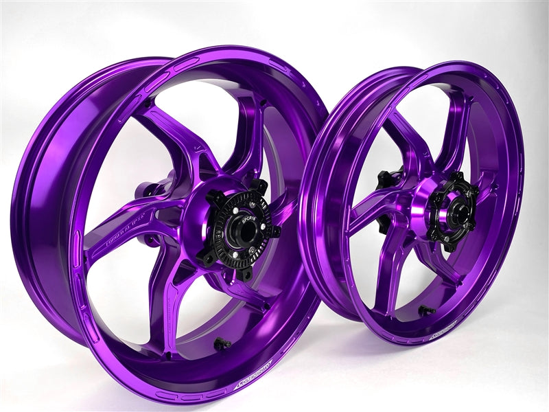 Core Moto Apex-6 Forged Wheel - Gloss Purple