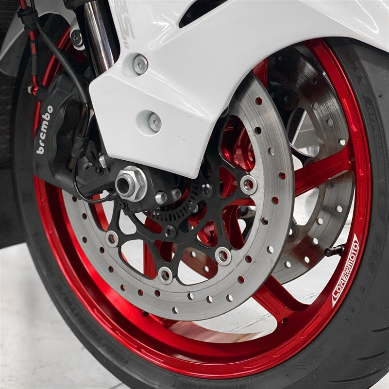 Core Moto Apex-6 Forged Wheel - Gloss Red