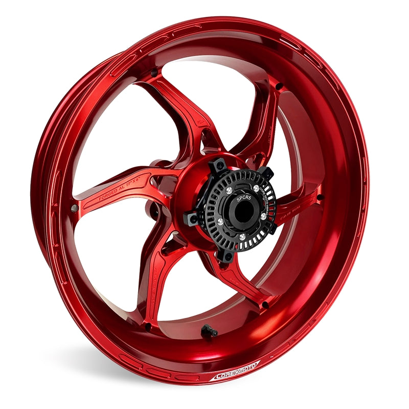 Core Moto Apex-6 Forged Wheel - Gloss Red