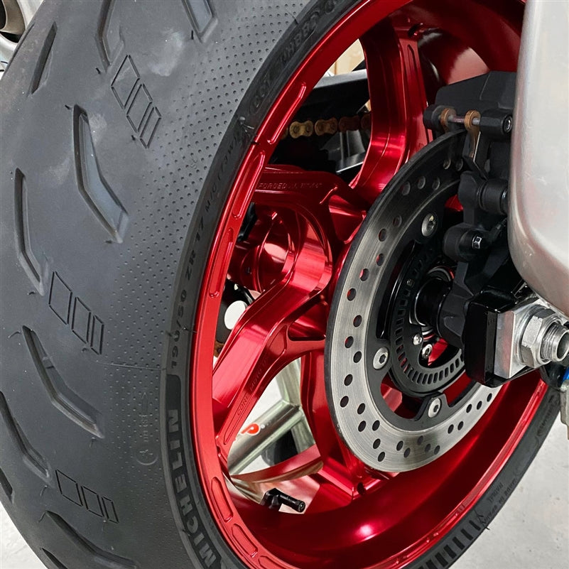 Core Moto Apex-6 Forged Wheel - Gloss Red