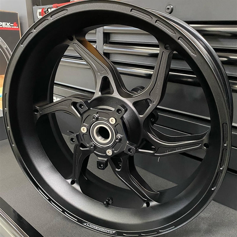 Core Moto Apex-6 Forged Wheel - Satin Black