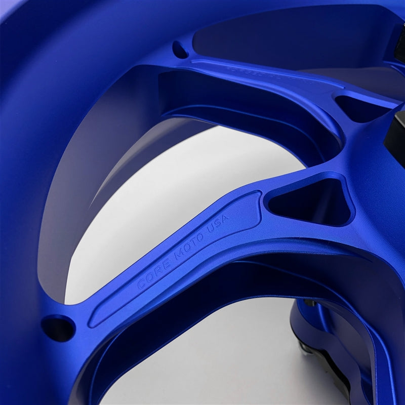 Core Moto Apex-6 Forged Wheel - Satin Blue