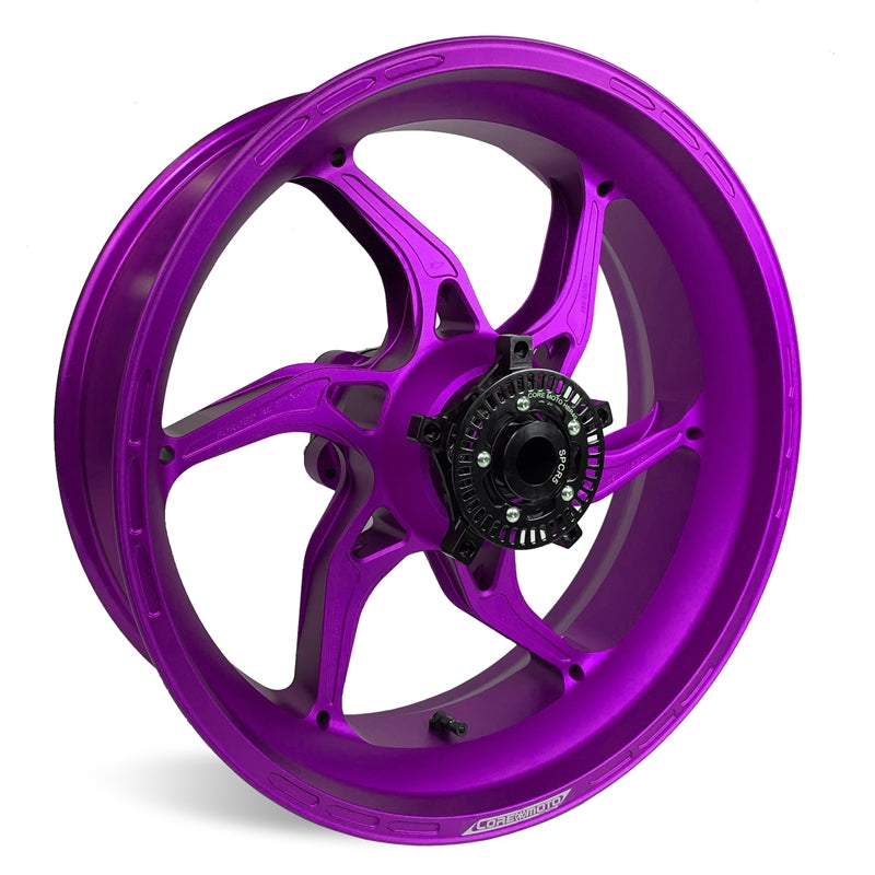 Core Moto Apex-6 Forged Wheel - Satin Purple