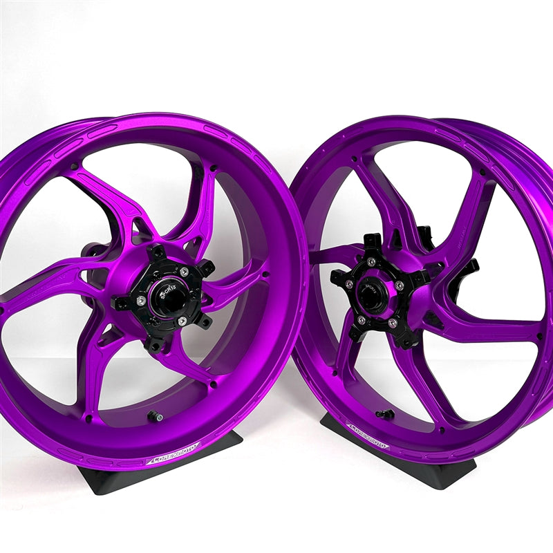 Core Moto Apex-6 Forged Wheel - Satin Purple