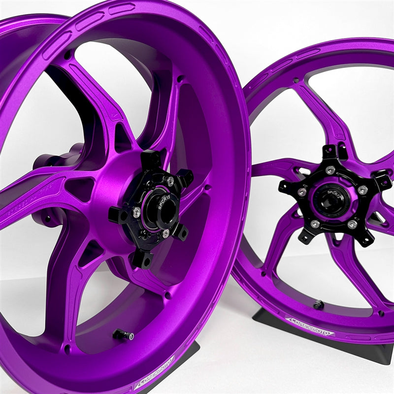 Core Moto Apex-6 Forged Wheel - Satin Purple