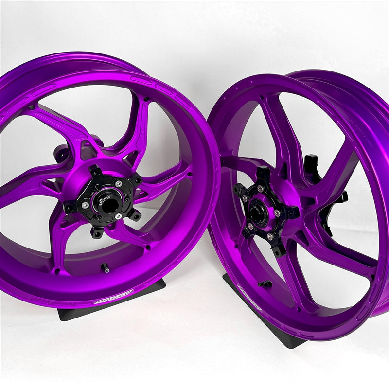 Core Moto Apex-6 Forged Wheel - Satin Purple