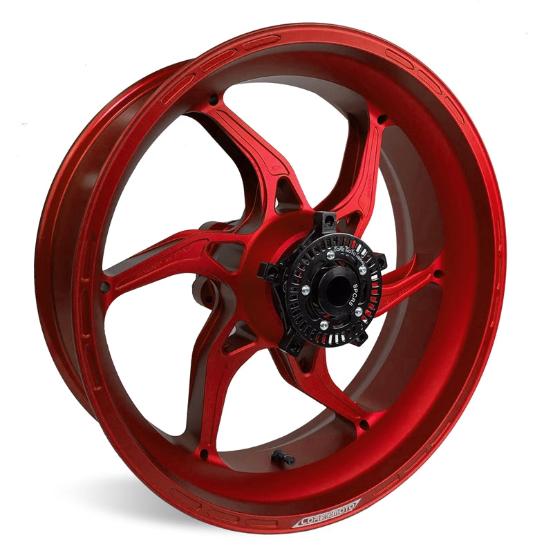 Core Moto Apex-6 Forged Wheel - Satin Red
