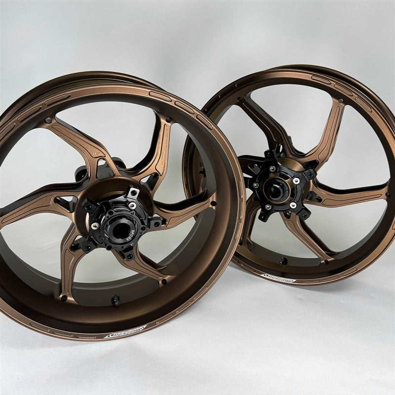 Core Moto Apex-6 Forged Wheel - Satin Bronze