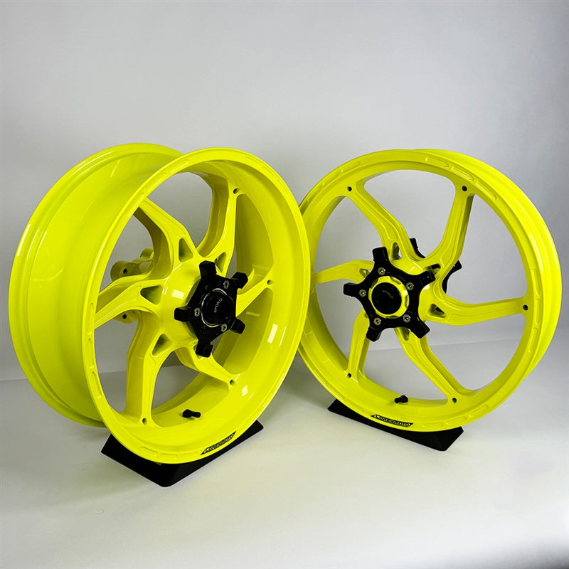 Core Moto Apex-6 Forged Wheel - Gloss Hi-Vis