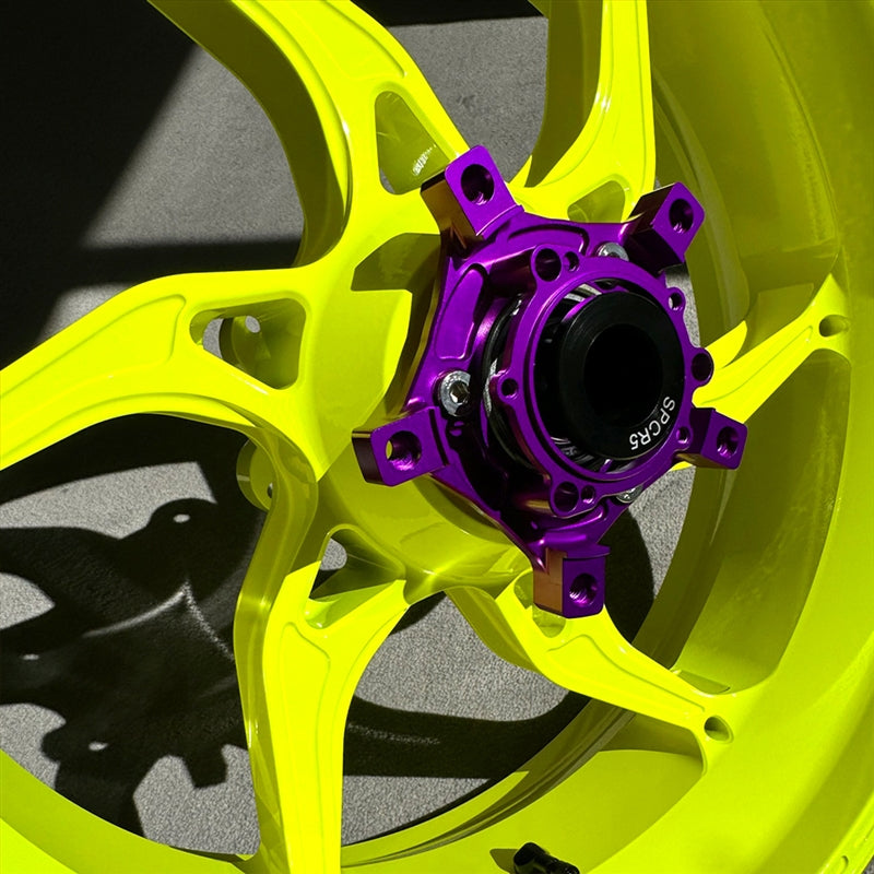 Core Moto Apex-6 Forged Wheel - Gloss Hi-Vis