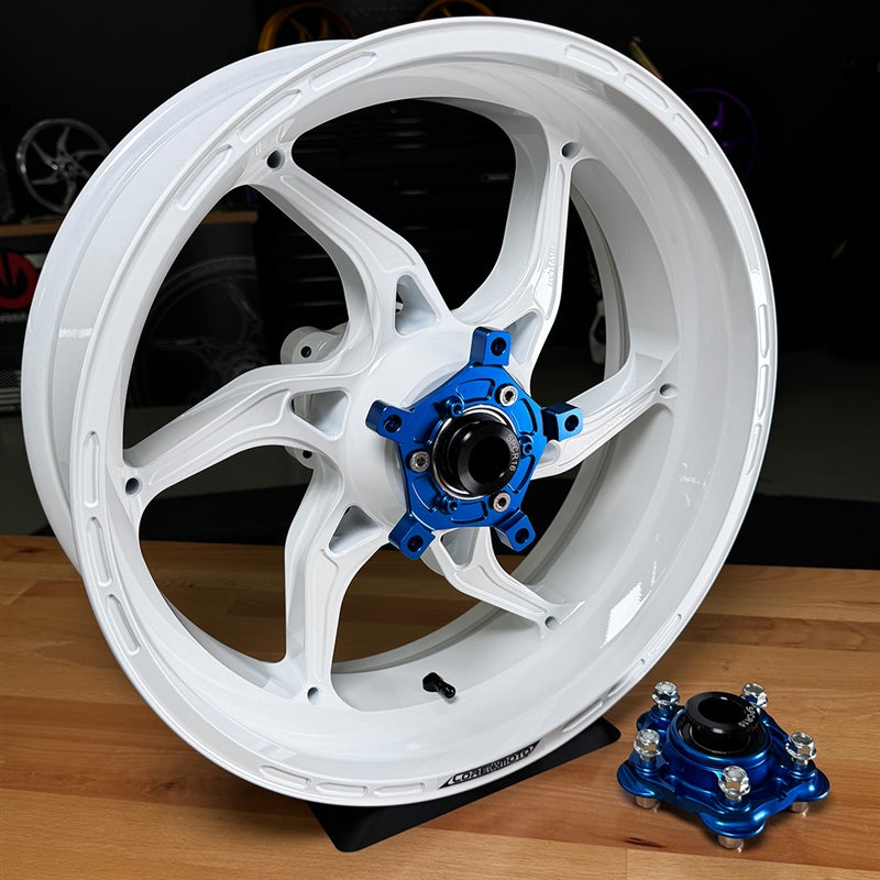 Core Moto Apex-6 Forged Wheel - Gloss White