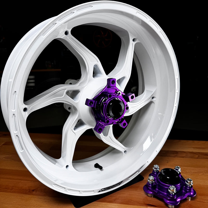 Core Moto Apex-6 Forged Wheel - Gloss White