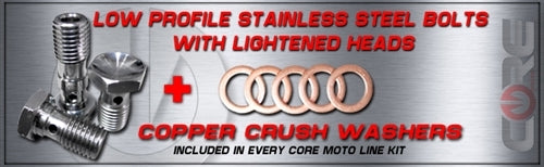 Core Moto Front & Rear Brake Line Kit — Suzuki GSXR1300 HAYABUSA (1999-2007)