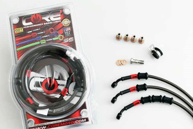 Core Moto Front & Rear Brake Line Kit — Suzuki GSXR1300 HAYABUSA (1999-2007)