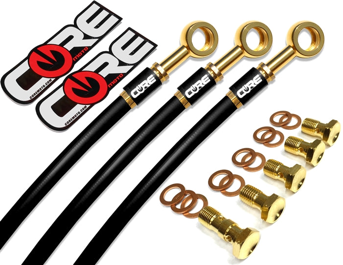 Core Moto Front & Rear Brake Line Kit — Suzuki GSXR1300 HAYABUSA (1999-2007)