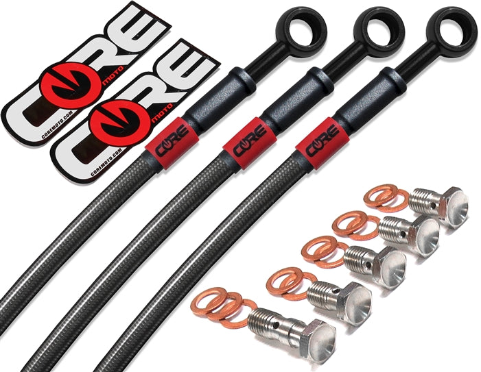 Core Moto Front & Rear Brake Line Kit — Suzuki GSXR1300 HAYABUSA (1999-2007)