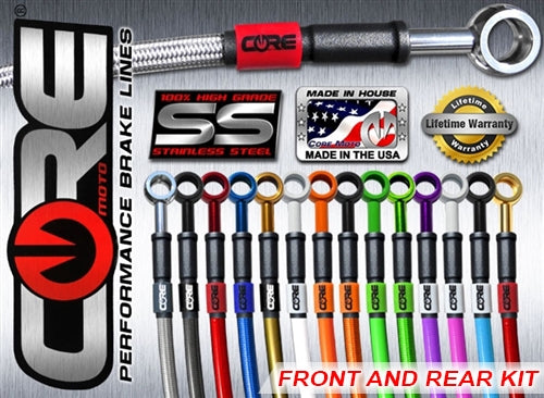 Core Moto Front & Rear Brake Line Kit — Honda CBR1000RR (2017-2024) NON ABS MODEL