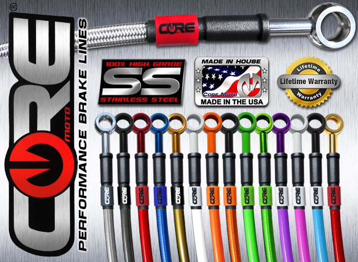 Core Moto Rear Brake Line Kit — Aprilia PEGASO 650 STRADA (2006-2010)