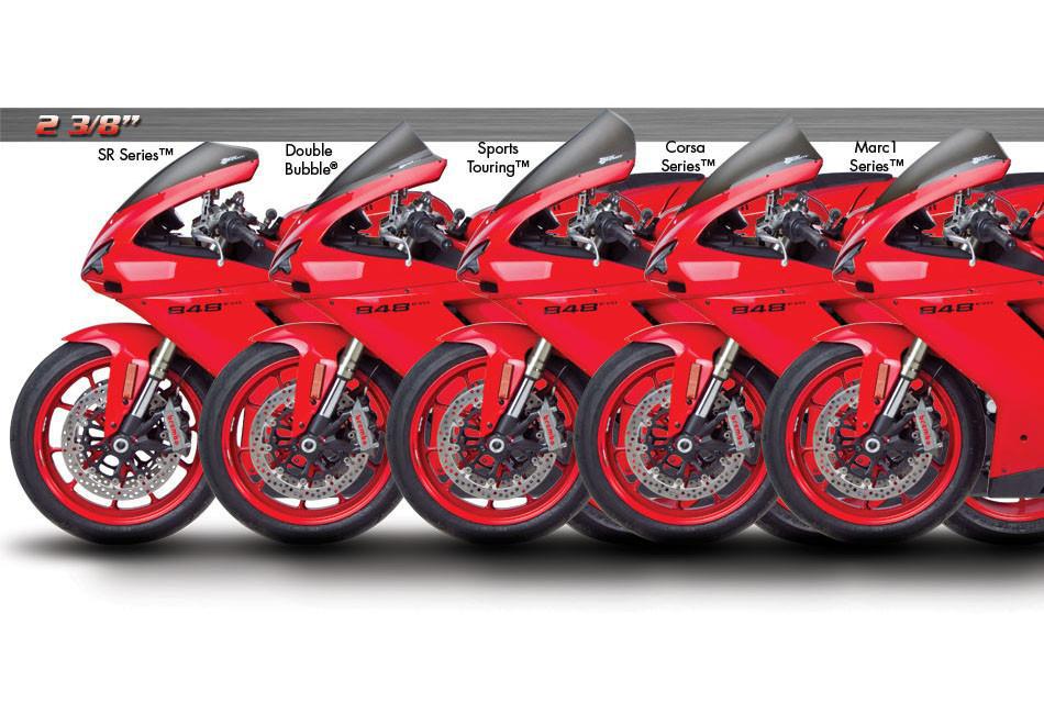 Zero Gravity Windscreen - Ducati 848 / Nicky H./ EVO/ Corse SE 08-13