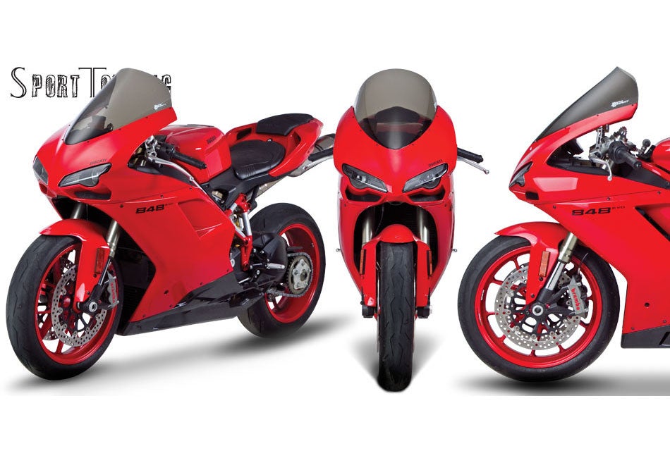 Zero Gravity Windscreen - Ducati 1098 / S / R/ BAYLISS Tricolore 07-09