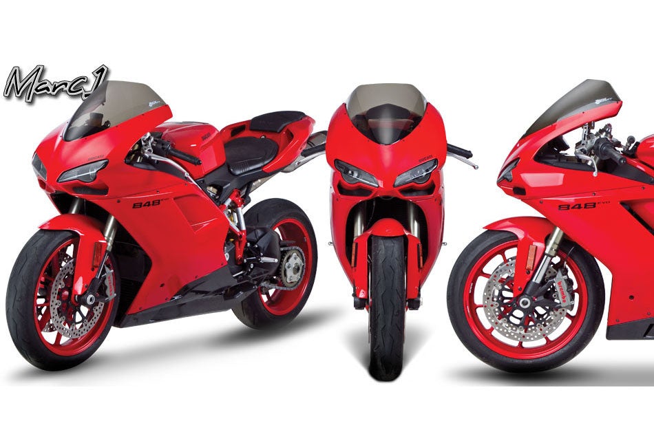 Zero Gravity Windscreen - Ducati 848 / Nicky H./ EVO/ Corse SE 08-13