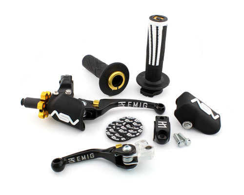 ASV EMIG F4 PRO PACK+ Clutch and Brake Lever Pair Pack for Honda 10-25 CRF250R, 09-20 CRF450R #EMF41506PX