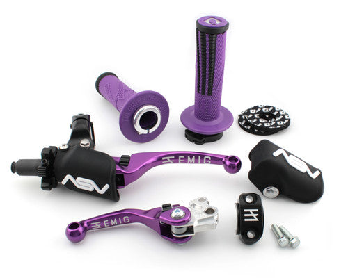ASV EMIG F4 PRO PACK+ Clutch and Brake Lever Pair Pack for Yamaha YZ65, YZ85 #EMF40106YPX