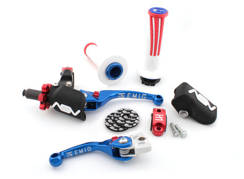 ASV EMIG F4 PRO PACK+ Clutch and Brake Lever Pair Pack for Suzuki RM65-250, RM-Z250-450 #EMF40106PX