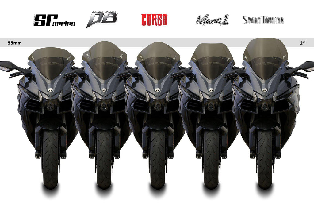 Zero Gravity Windscreen - KAWASAKI Ninja H2 SX SE 2018-22 Non-AHB "Auto High Beam"