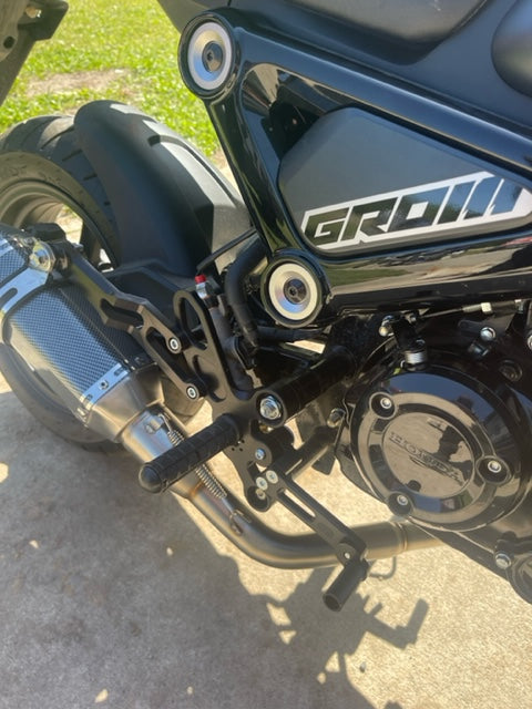 Woodcraft Honda Grom Complete Rearset Kit w/ Pedals