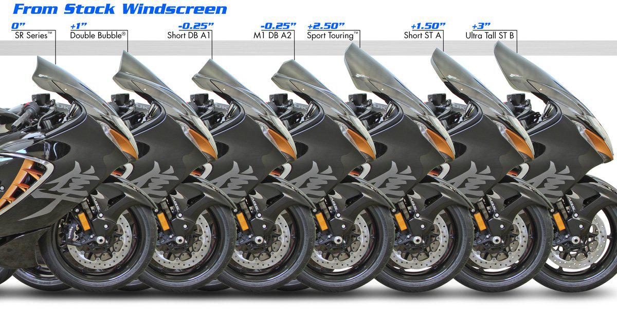 Zero Gravity Windscreen - Suzuki Hayabusa 1300 2022-2025