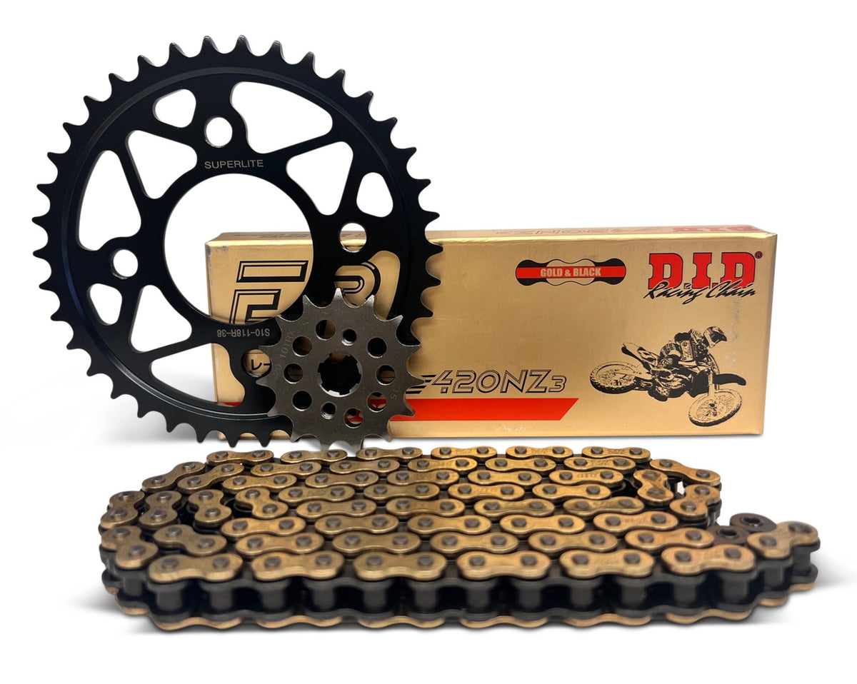 Superlite Honda Z 125 Monkey '18-21 420 Chain Chain & Sprocket Kit