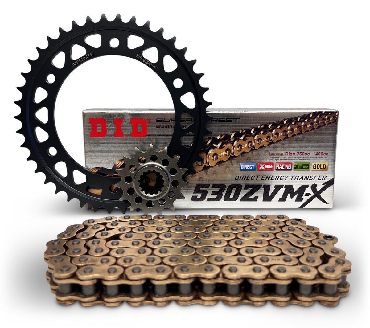 Superlite Honda CBR 1000RR '06-07 530 Chain Chain & Sprocket Kit