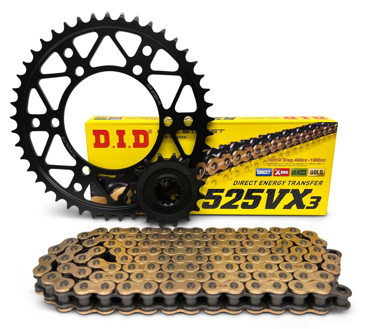 Superlite Yamaha FJ-09 / FZ-09 / MT-09 '14-20 525 Chain Chain & Sprocket Kit
