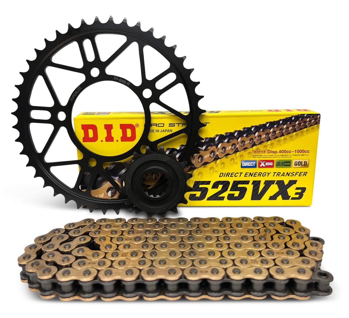 Superlite Suzuki SV 650S '10-14 525 Chain Chain & Sprocket Kit