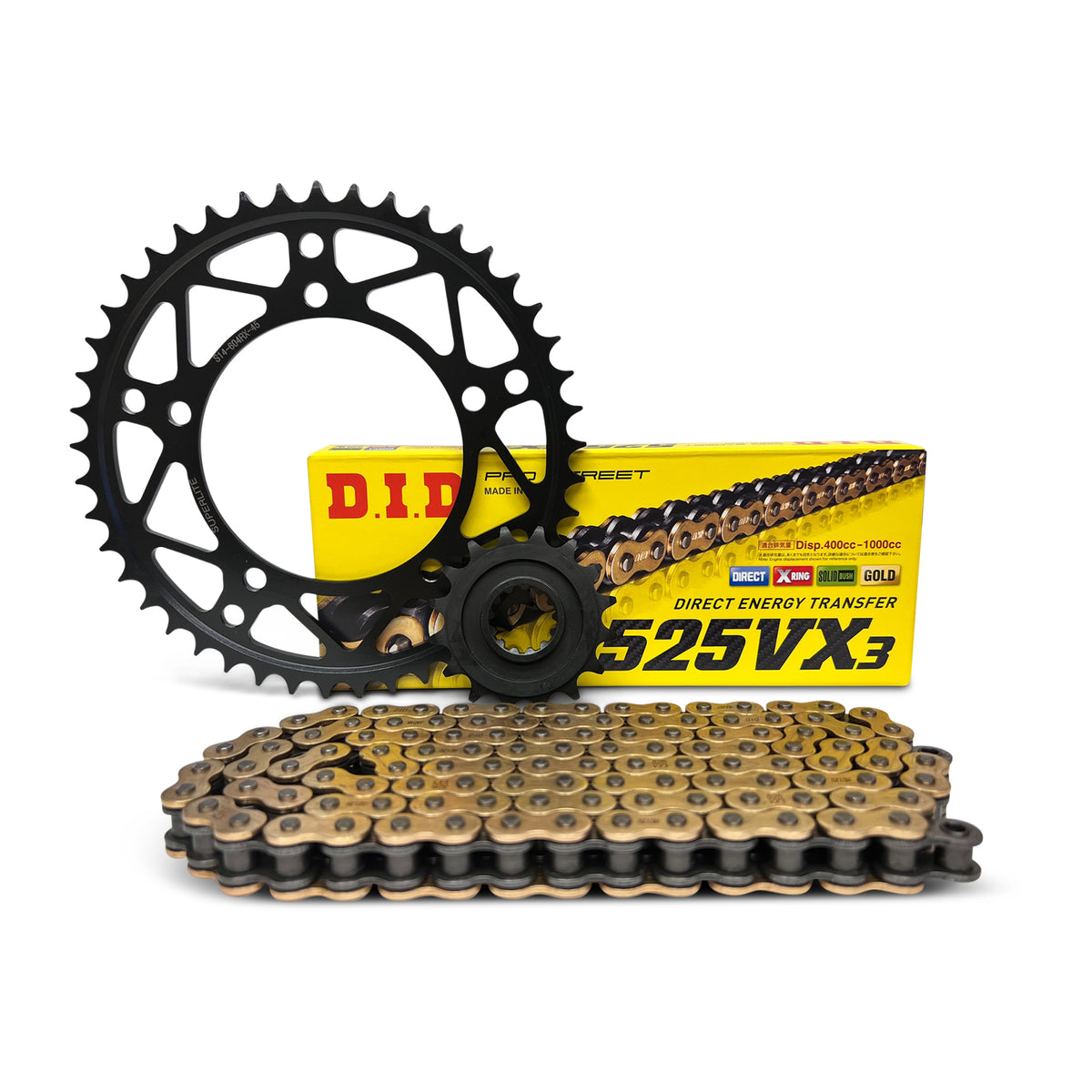 Superlite Suzuki DL 1000 V-Strom '14-19 525 Chain Chain & Sprocket Kit