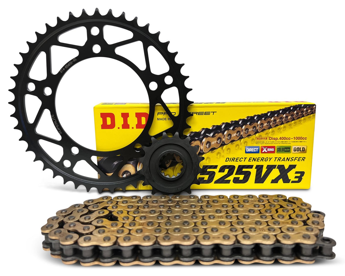 Superlite Suzuki DL 1000 V-Strom '02-13 525 Chain Chain & Sprocket Kit
