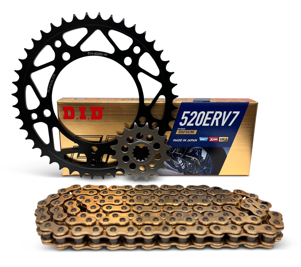 Superlite Triumph 865 Scrambler / Thruxton Models '06-15 520 Conversion Chain & Sprocket Kit