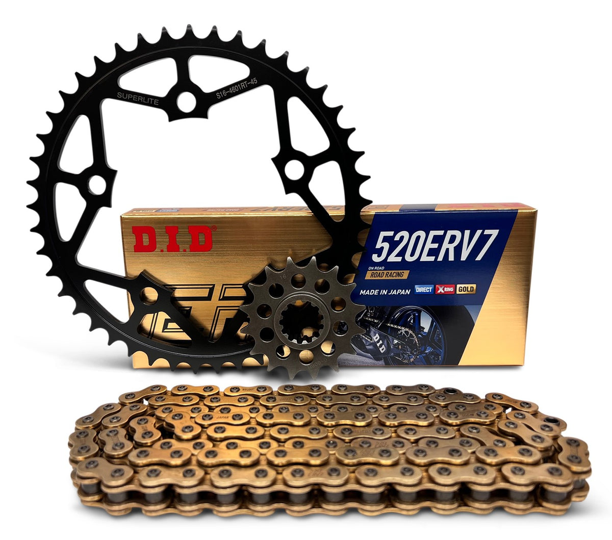 Superlite BMW F 750 GS / 850 GS / 850 GSA Models '17-23 520 Conversion Chain Chain & Sprocket Kit