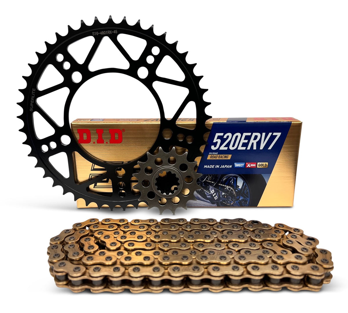 Superlite BMW S 1000RR '10-11 520 Conversion Chain Chain & Sprocket Kit
