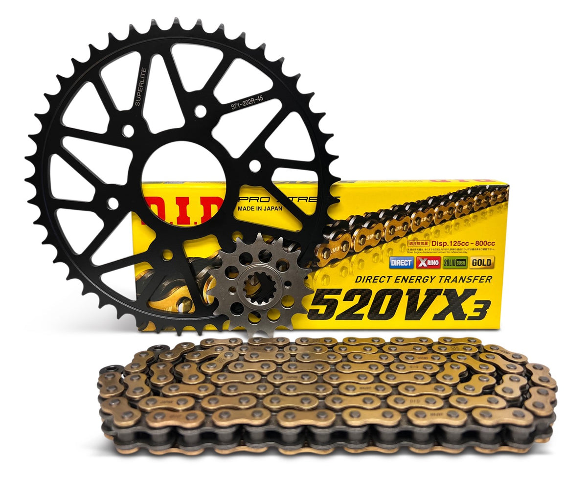 Superlite KTM 390 Adventure '19-24 520 Chain Chain & Sprocket Kit