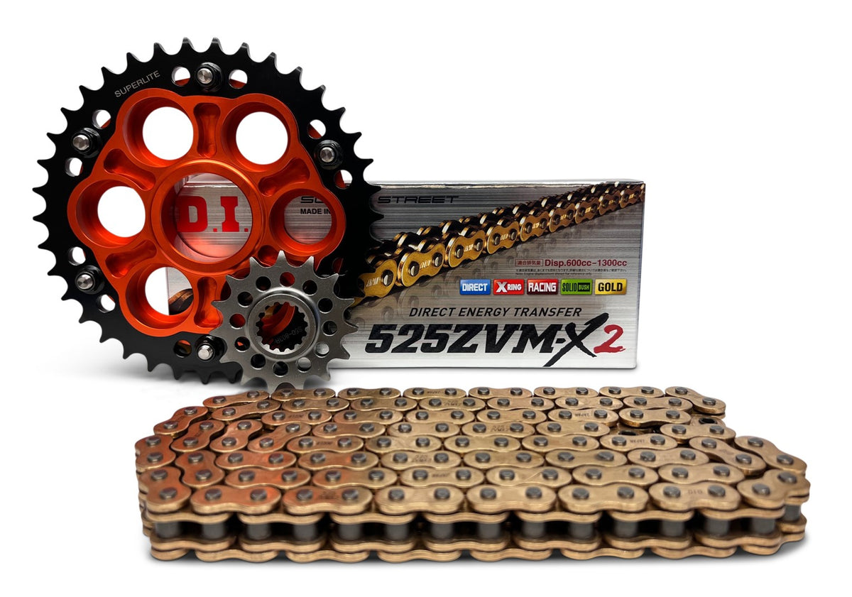 Superlite KTM 1290 SuperDuke '14-22 525 Quick Change Chain & Sprocket Kit