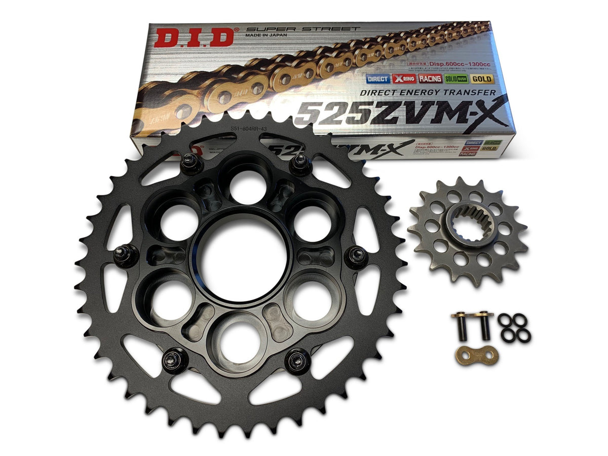 Superlite Ducati 1260 Diavel '19-22 525 Quick Change Chain & Sprocket Kit