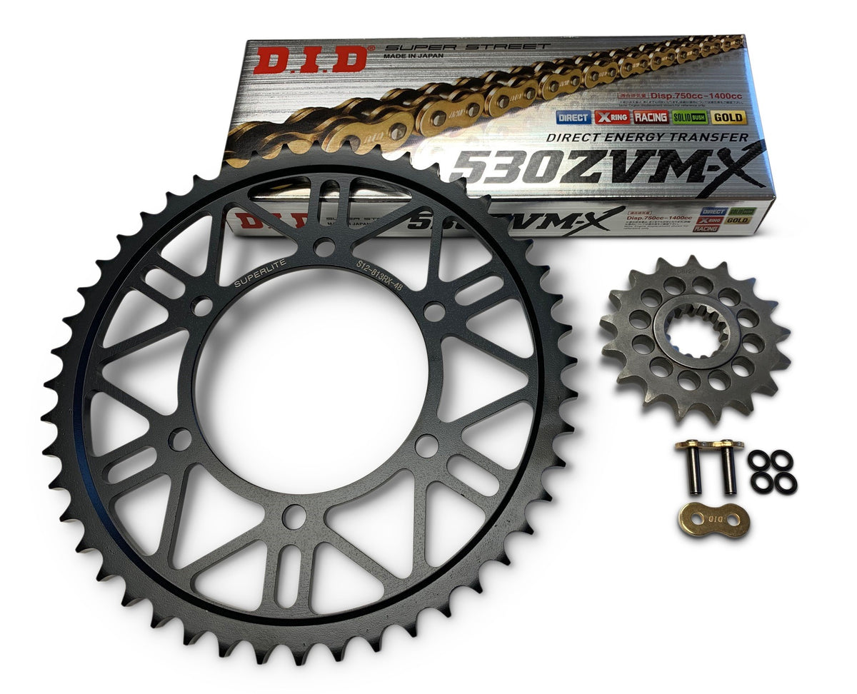 Superlite Suzuki GSX-R 1300 Hayabusa '99-07 530 Chain Chain & Sprocket Kit