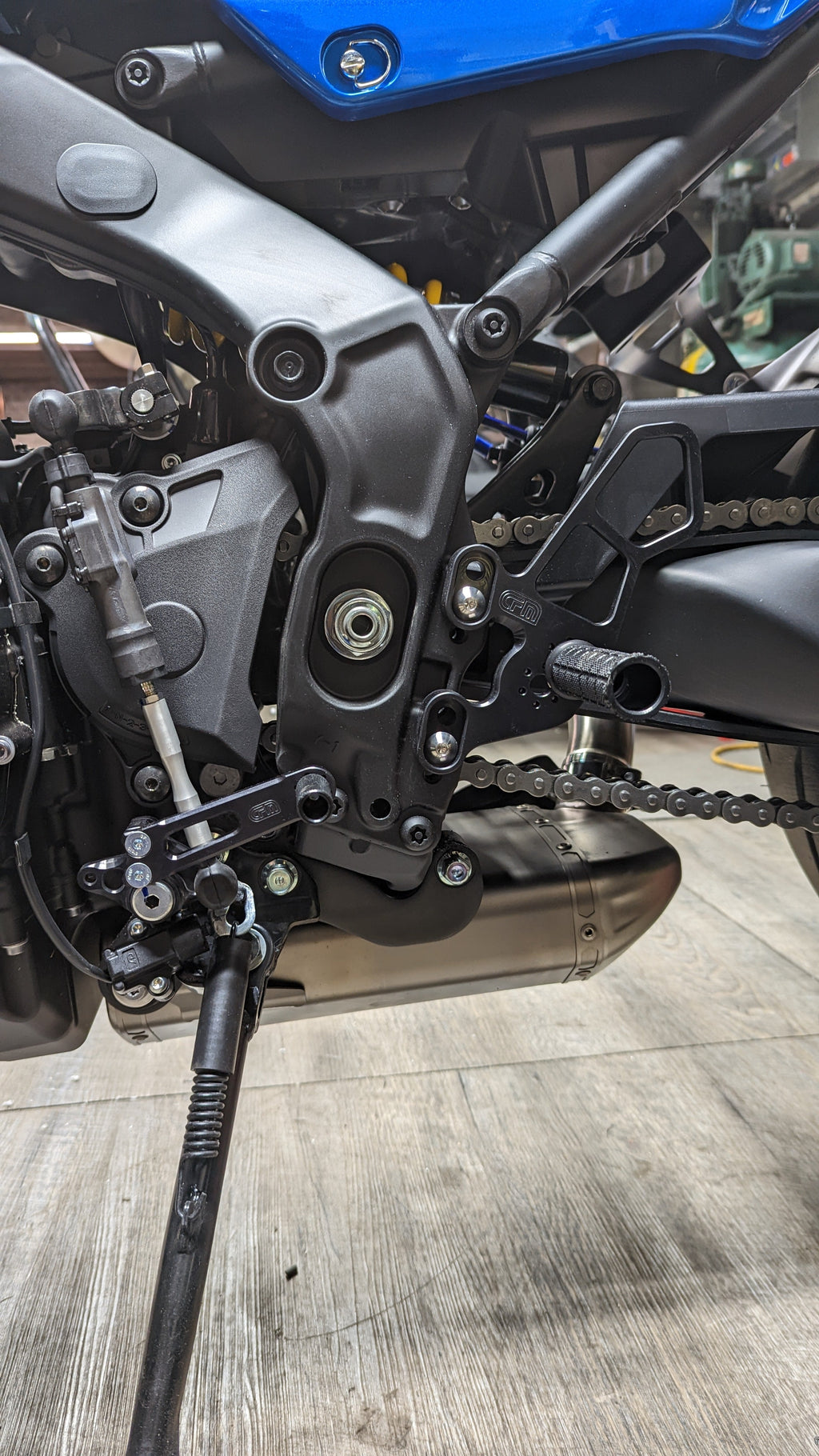 Woodcraft Yamaha XSR900 Rearset Kit, Complete W/Pedals