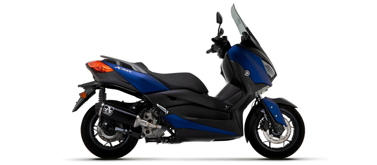 Arrow Urban Aluminium "Dark" Slip On with "Dark" End Cap - Yamaha CZD300 XMAX
