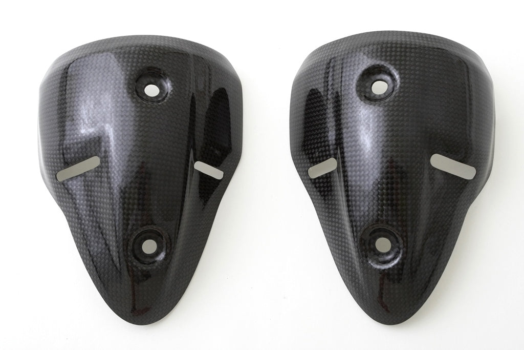 Fullsix Carbon Exhaust Protector - Silencer Pair - Ducati Hypermotard/Monster 696
