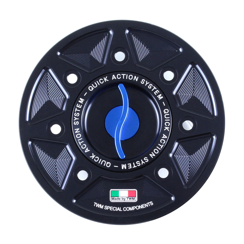 TWM Quick Action CNC Aluminum Gas Cap For Kawasaki - Kawasaki Z650/Z900